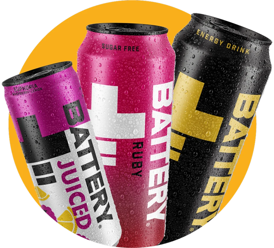 Battery Juiced, Battery Ruby ja Battery Energy Drink