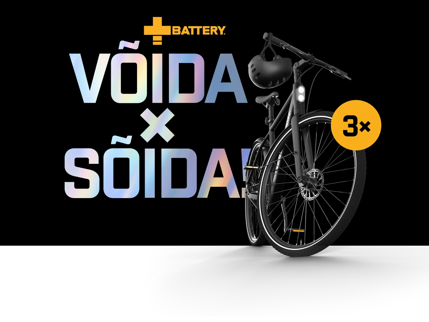 Battery – Võida × Sõida! 3× elektriratas